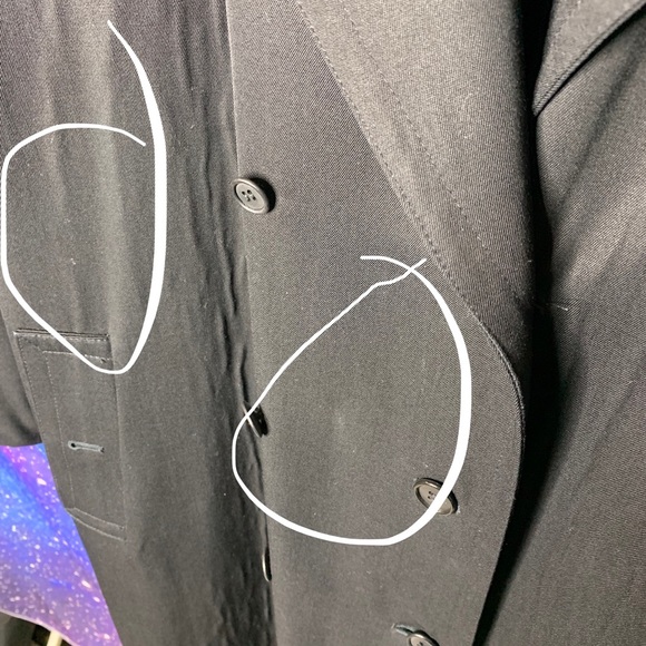 Ferncroft- Black Trench Coat size 14 - Picture 9 of 16